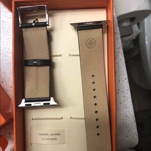 Tory Burch leather Apple Watch band